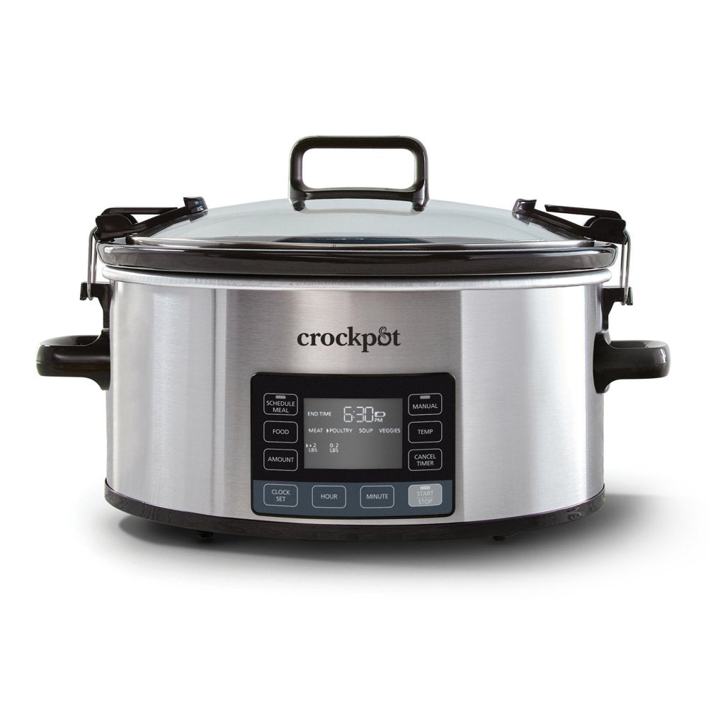 crock-pot-programmable-7-quart-mytime-cook-and-carry-slow-cooker-stainless-steel-y6 DC-32618-Crockpot-7qt-MyTime-CookCarry-ATFDC-32618-Crockpot-7qt-MyTime-CookCarry-ATF-01
